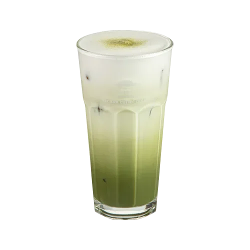 아이스 그린티 라떼